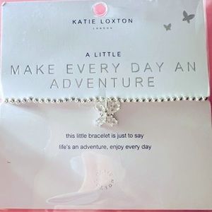 Katie Loxton London Bracelet w/Crystal Butterfly! Beautiful and Dainty!